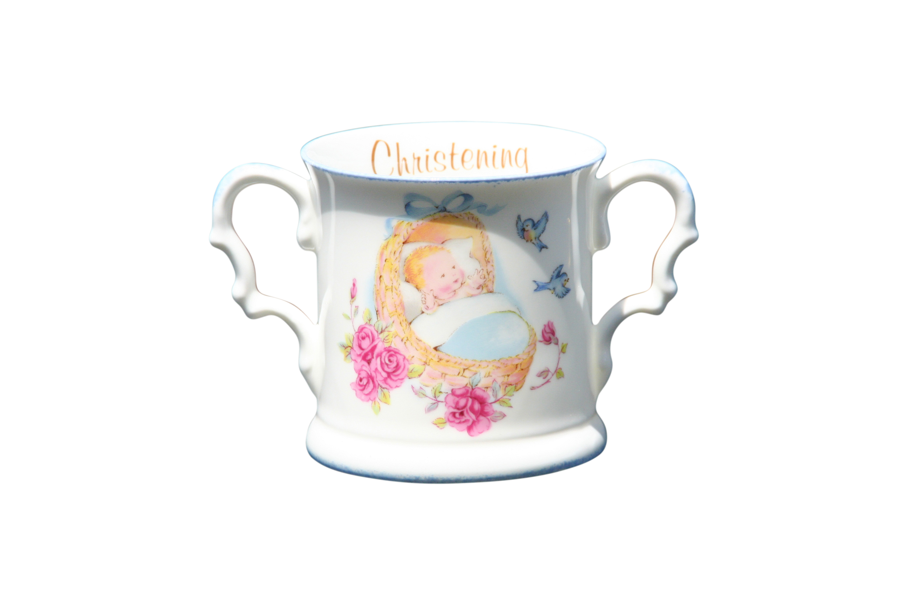 Baby cup Blue Christening